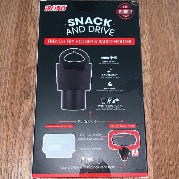 Snack and Drive French Fry & Sauce Holder - Picture 8 of 10